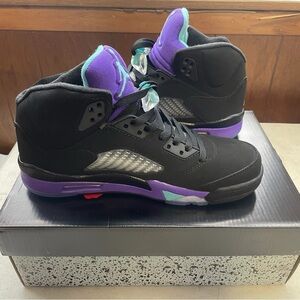 Jordan Athletic Shoes - Black and Purple